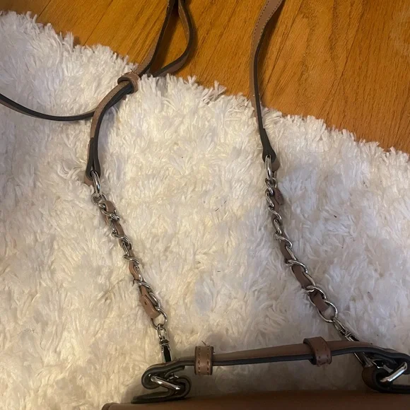 Nine West Brown & Cream Shoulder Bag - Picture 5 of 6